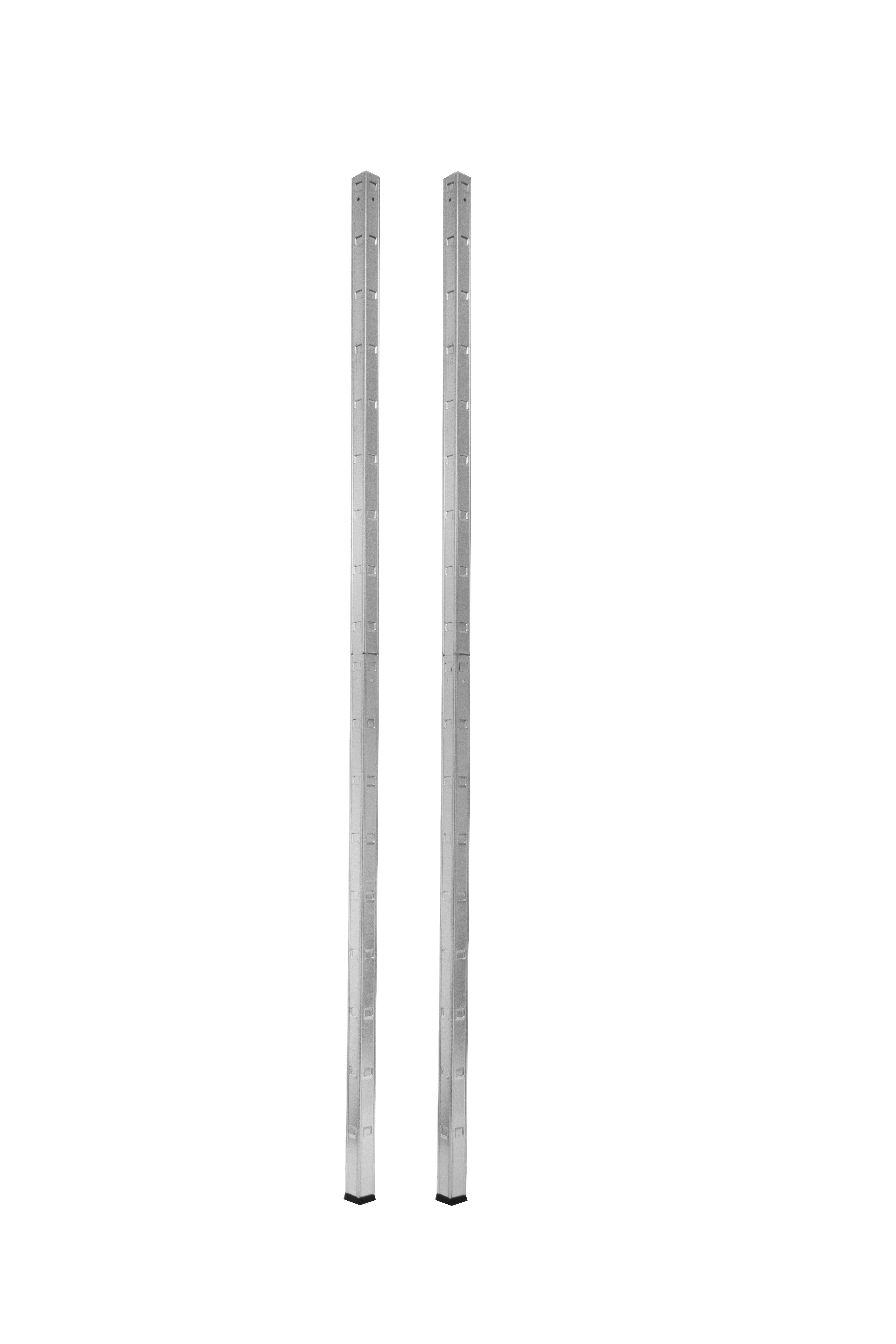 Stylisches Steckregal 200x120x35 cm (HxBxT), verzinkt
